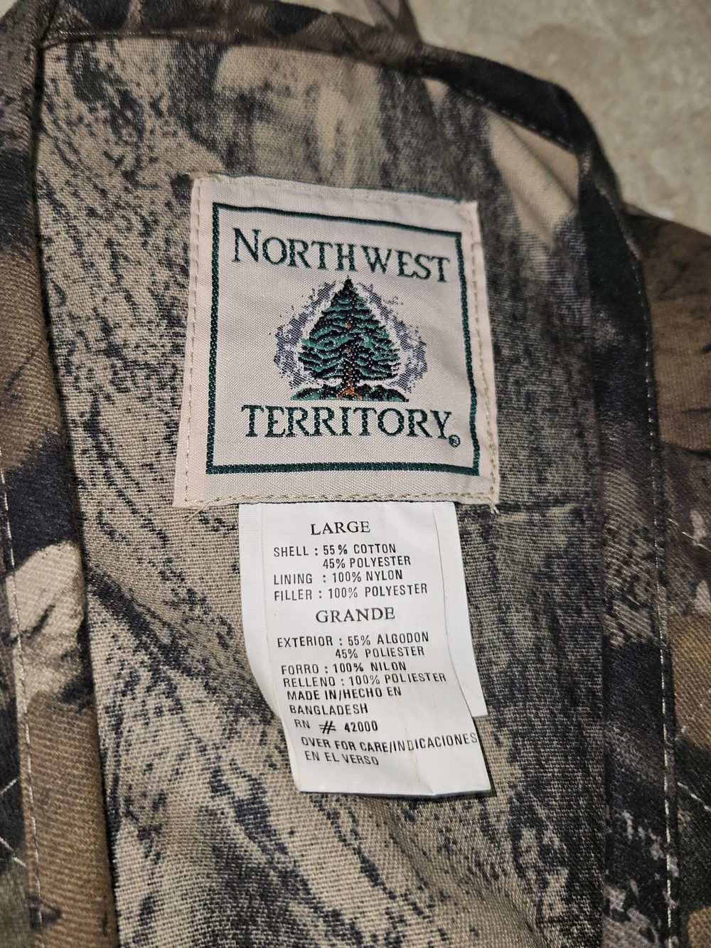 Northwest Territory Green and Brown Camo Hunting Vest